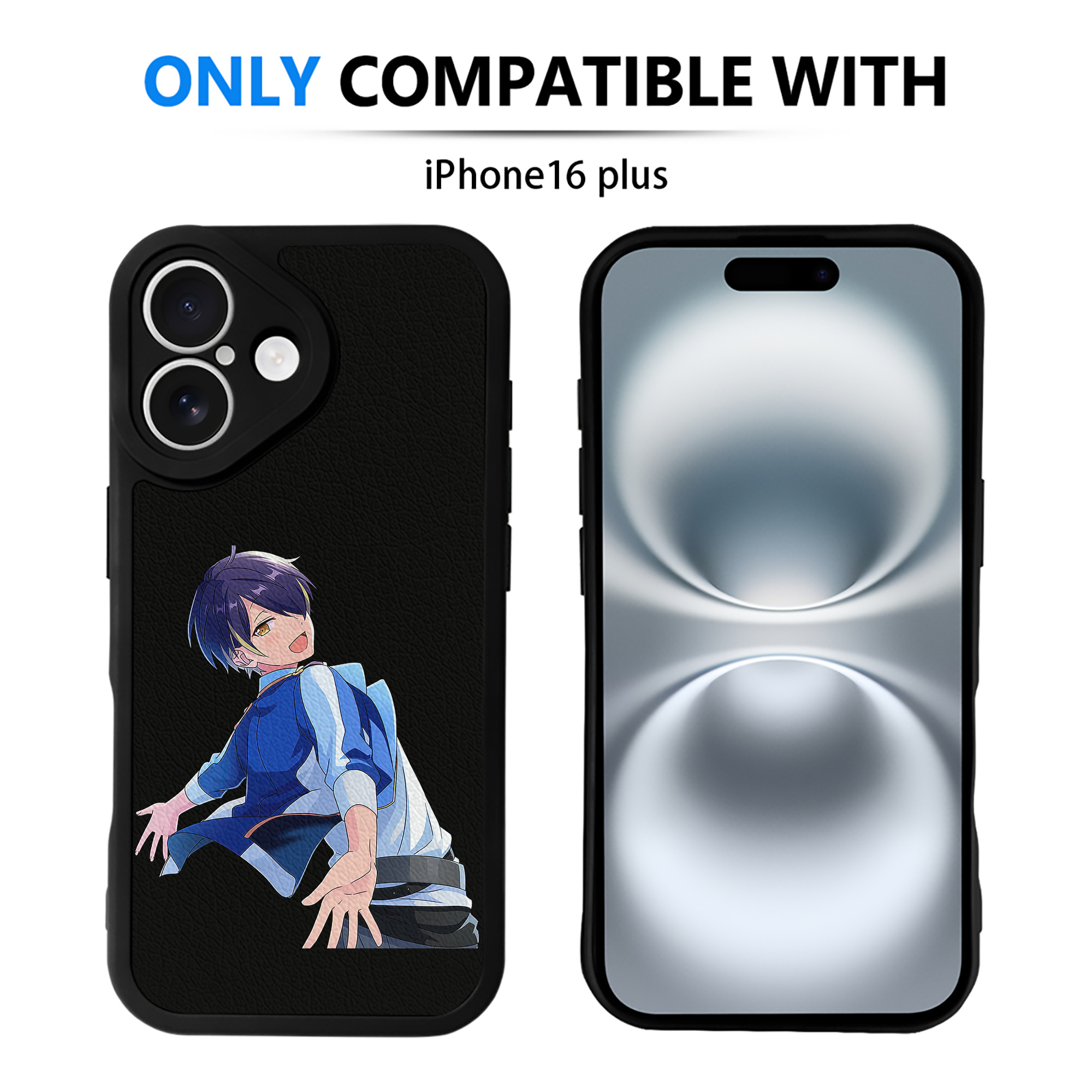 （画像用） あんさんぶるスターズ! Ensemble Stars 【iPhone 16シリーズ対応】シリコンスマホケース（レザー調） 材質：シリコン